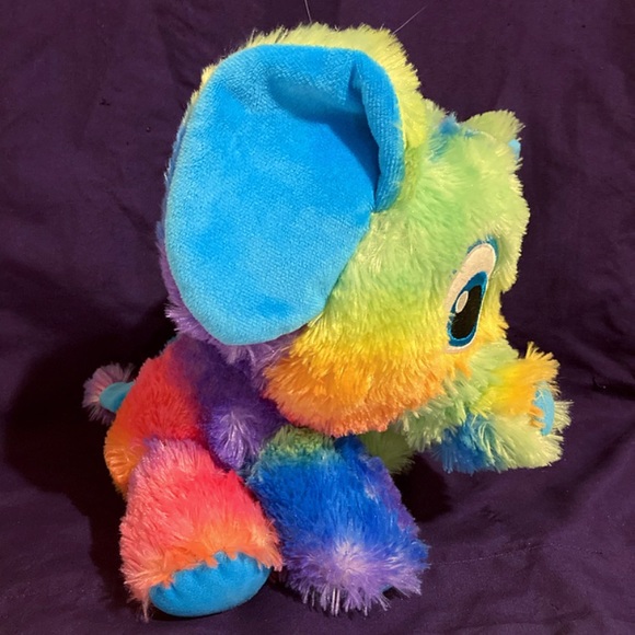 Rainbow Elephant Plush - Picture 3 of 4